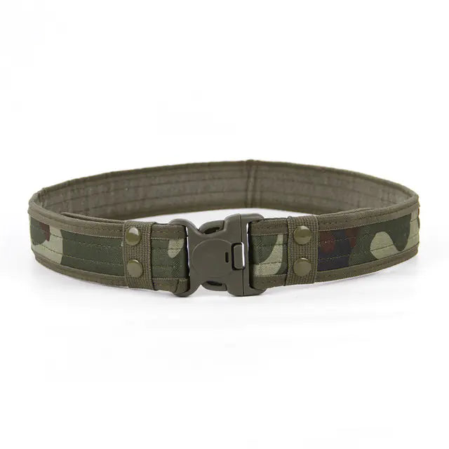 Quickfit Tactical Canvas Belt for Men - Army Style